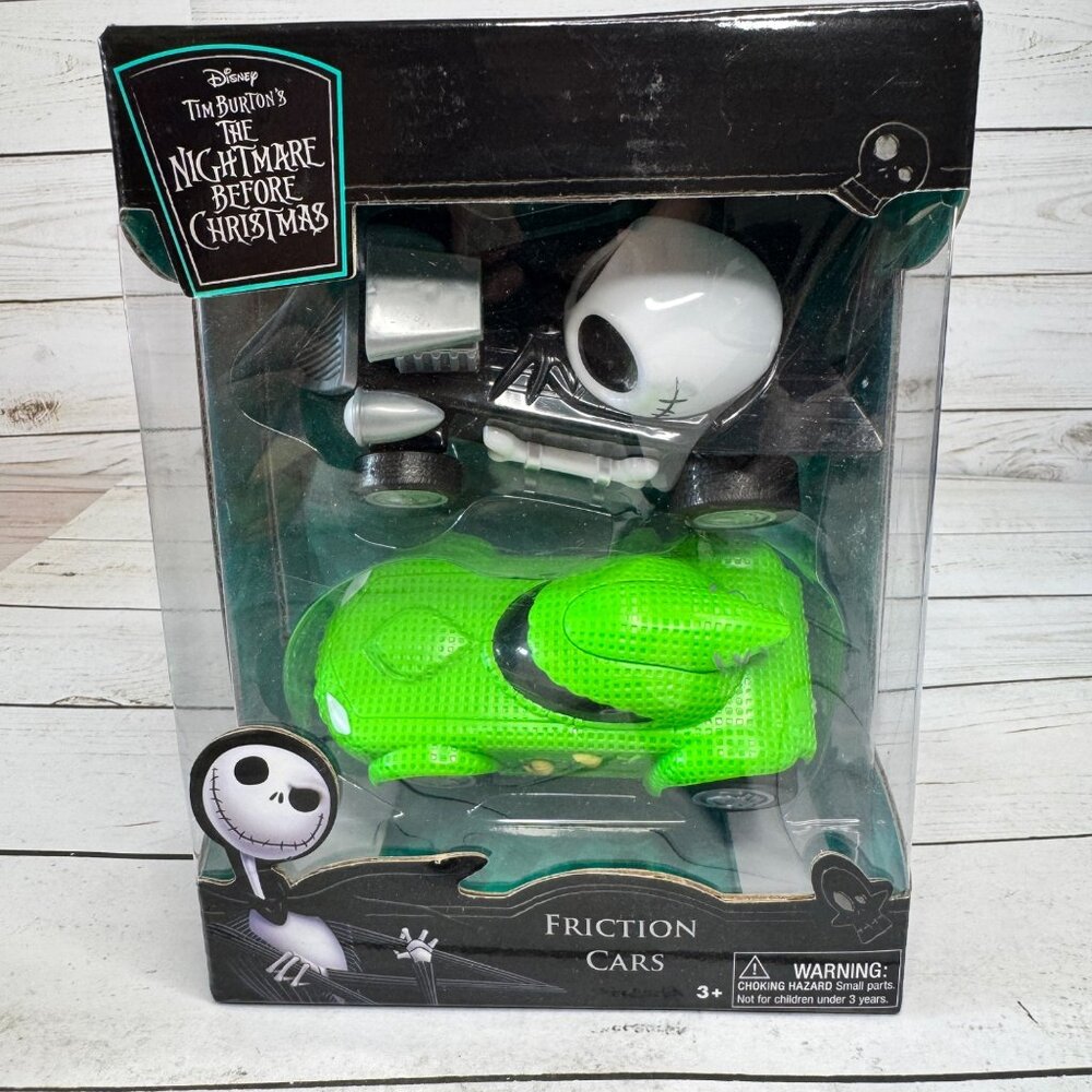 Nightmare Before‎ Christmas Friction Cars Jack & Oogie Set Disney NIB